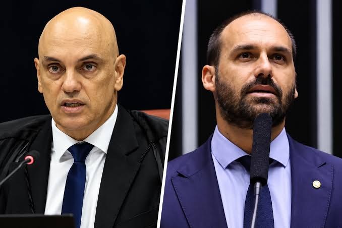 Moraes determina emissão de mandado de prisão contra Eduardo Bolsonaro